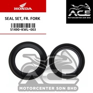 SEAL SET, FR. FORK(51490-KWL-003)100% ORI HONDA GENUINE PART - CBR150/ CBR250RR/CB250