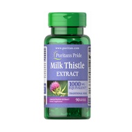 Puritan's pride Milk Thistle 1000 mg 4:1 Extract (Silymarin) จำนวน 90 เม็ด Softgels