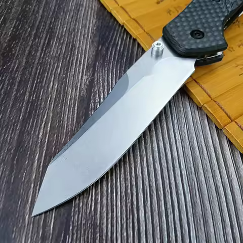 940 Osborne EDC Knife BM Folding Pocket Knife Tanto Blade Plain Edge Tactical Survival Camping Knife