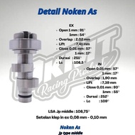 Noken As Racing Cam Yamaha Jupiter Z 110 Vega R Srl Daily Standard Touring Rra Code 7 Dkmt Racing Or