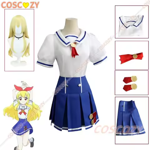 Anime Hoshimiya Ichigo Cosplay Aikatsu Kiriya Aoi Cosplay Costume Wig Uniform JK Halloween Party Clo