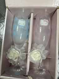 Sanrio Kitty  x Daniel 香檳杯 一對 2006 年版日本制