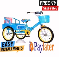 AG Bestseller 18inches 3 wheel kiddie bike/ kiddie bicycle 3 wheels/ On SALE  Heavyduty  Folding Cargo 3 Wheel Bicycle for kids/ Gift ideas Bike for 2-12 years old/ Bike with Passenger for kids/ FREE SHIPPING  or LESS SHIPPING  Bike for kids