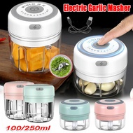 Electric Garlic Masher Automatic Garlic Crusher Chopper Portable USB Charging Blend Garlic Chilli Baby Food
