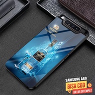 GUMIHO - Glossy Glass Glitter Case For Type Latest SAMSUNG A80hp - Fashion Case DRINK - Case hp For 