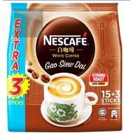 Nescafe Instant Ipoh White Coffee - Gao Siew Dai 15x31g ( +3 STICKS) PER PACK