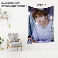BTS JHOPE CLOTH POSTER - BTS JHOPE - BTS member - BTS wall decoration - BTS room decoration - cloth 
