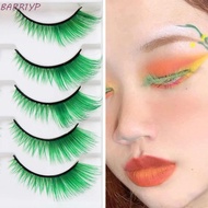 BARR1YP Colored False Eyelashes, 10 Pairs Thick Fluffy Lashes Cat Eye Eyelashes, Eyelash Extension C