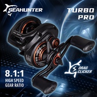 [OFFICIAL] SEAHUNTER TURBO PRO 8.1:1 BC Baitcasting Reel, 5+1BB Ball Bearings,7.2:1 Gear Ratio, 8Kg 
