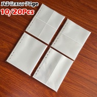 TRENDYZONE0I Photocard Binder Sheets, PP Acid Free Transparent Multiple Pockets Sleeve, A5 Photocard