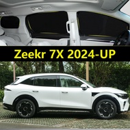 Car Sunshade for Zeekr 7X 2024-Up Fully Blackout Curtain Sunshade Sun Protection Privacy Side Window