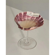 ㊖AMAZE㊖ Natural Conch Shell Wine Glass Wedding Cocktail Glasses Martini Glasses Christmas Gift Decor