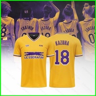 YB1 LE SSERAFIM jersey SAKURA KIM CHAEWON HUH YUNJIN KAZUHA HONG EUNCHAE summer T-shirt Anime Short 