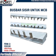 Busbar sisir jumper FBM-3 MCB 3 phase 100A 3p MERK FORT PANEL