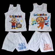 Sando Terno for Boy Cotton and Shorts for Baby Boy 3-12 months old