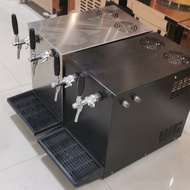 New Desktop draft beer machine 200W water-cooled horizontal beer refrigerator Beer sales and fresh-k