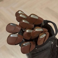 Iron Cover ชุดครอบไม้กอล์ฟ หนังPuกันน้ำ set 10 ชิ้น