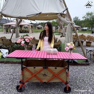 German Imported Portable Large Desktop Folding Gathering Stall Car Camper Snack Car Influencer Stall