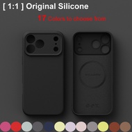 [1:1] Soft Liquid Silicone Phone Case for iPhone 17 Pro Max/17 Air/17 Pro Wireless Magnetic Charge C