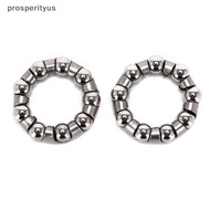 [Prs] 2pcs bicycle rear wheel axle 1/4 inch x 9 ball bearing cages bike cycling shaft [DDD]