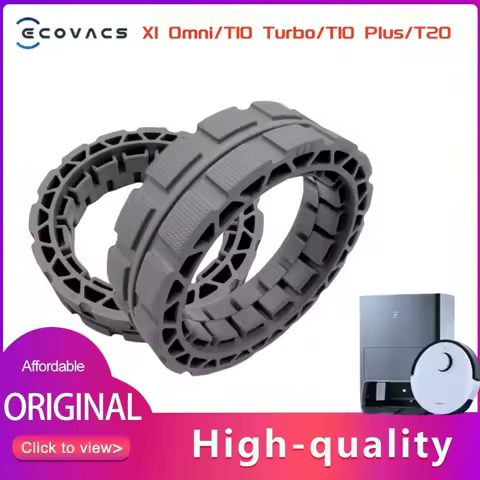 Original ECOVACS X1 Wheel Tire Accessoires for DEEBOT OZMO X1 Omni / T10 Turbo / T10 Plus Robot Vacu
