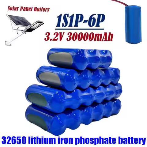 100% Original NEW 60Ah 32650 3.2V Durable Large Capacity Lithium Battery Solar Street Lamp Floodligh