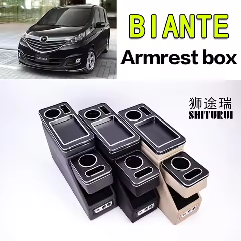 FOR MAZDA BIANTE 2008-2016 row front railing box set general business armrest central store Business