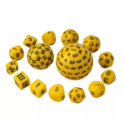 15Pcs DND Dice Set Polyhedral Dices for Role-Playing Board Game D&D MTG D3 D4 D5 D6 D7 D8 D10 D% D12