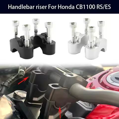 Motorcycle Sports Handle Bar Riser Clamp Extend Handlebar For Honda CB1100 RS CB1100EX MSX125 GROM M
