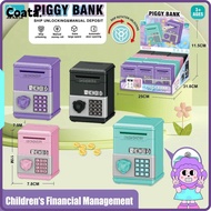 COATA Children's Toy Piggy Bank, Child ATM Cash Saving Money Box, Mini Financial Saving Toys Passwor