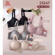 Elena Bra BH Full Lace Wire Free Thin Foam Cup B Medium E 23247 - 36B - 44B - Bra Lace Hook 3 Lace B