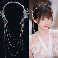 Fashion Ancient Style Hair Accessories Headband Ancient Style Hanfu Headwear Long Tassel Daily Hair Accessories Accessories