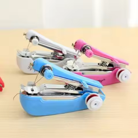 Simple Operation Sewing Tools Sewing Cloth Fabric Handy Needlework Tool 1pc Portable Mini Manual Sew