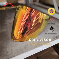 Helmet Visor GMA V-Shape <Red> AR-C RITZ / AR1 - AR5