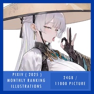 [ Virtual Goods ] DIART002 - Pixiv monthly ranking ( 2025 ) illustrations original art doujin anime 