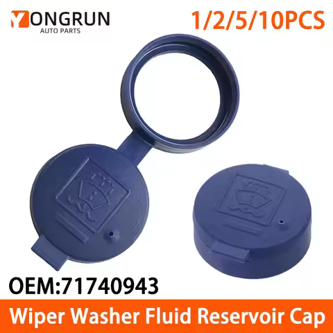 YONGRUN 1/2/5/10PCS Wiper Washer Fluid Reservoir Cover OEM:71740943 Suitable For Fiat 500 Alfa Romeo