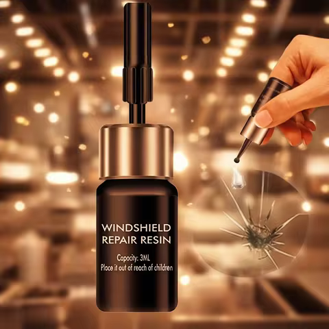 Windshield Repair Kit,1 Bottle Nano Glass Crack Repair Liquid Quick Windshield Repair for Chips