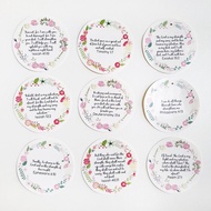 Customisable Bible Quote Stickers
