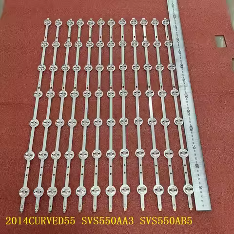 12pcs/set LED backlight strip For Panasoanic 55CR430e LTA550FW01 55PUS8909C/12 SVS550AA3 SVS550AB5 B