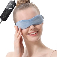 Aroma Season Heated Eye Mask for Dry Eyes, Warm Eye Compress with Flaxseed Graphene FIR for MGD, Dry