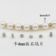 Spacer Beads 18K Color Preservation Diamond Ring 4mm
