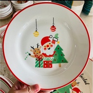 Christmas Ceramic Plate Size 20 cm (8 Inches) The Product Takes 3 Days To Deliver.