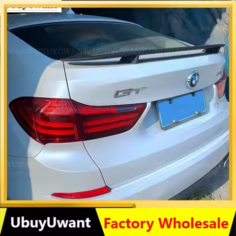 For BMW 5 Series GT F07 Real Carbon Fiber Spoiler 2010-2017 Rear Wing HM Style Rear Luggage Compartm