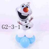 C28 stand Happy birthday party foil balloon frozen mirror queen princess