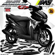Decal Sticker Striping Variation Mio Soul Gt 125 2015-2023 New yamaha mio Soul Gt 125 Led Yamaha Ego
