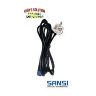 SANSI T8 3PIN PLUG CONNECTOR/MF 3METRE CONNECTOR