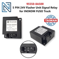 TOUCH RELAY 5 PIN 24V Flasher Relay Signal Relay Blinker Unit for INOKOM FUSO Truck 95550-8A500