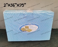 URATEX 3 Fold A Mattress/ 2 inch foam/foldable foam/single foam