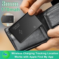 Wallet Tracker Card Wireless Charging Tracking Location Gps Locator Smart Tag Iphone Apple Device Fi