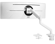 Heavy Duty Aluminum Ultrawide Monitor Arm for 49 inch Screens up to 44 lbs, Premium Desk Mount Monit